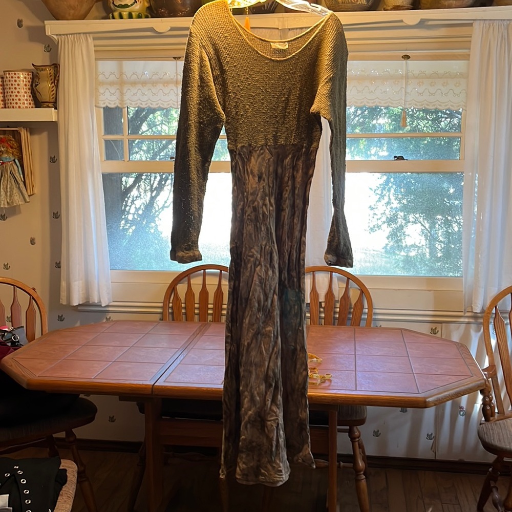 Handmade silk dress by No Frills
